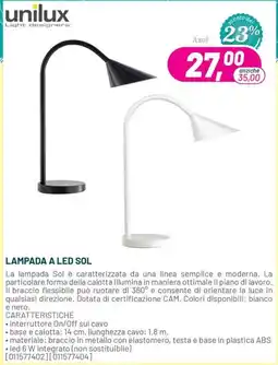 Buffetti Lampada a LED Sol offerta