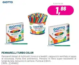 Buffetti Giotto Pennarelli Turbo Color offerta