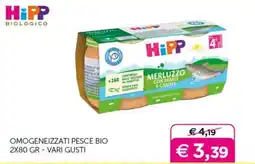 Universo Bimbo HiPP Biologico Omogeneizzati Pesce Bio offerta