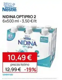 Prenatal Nidina Optipro 2 offerta