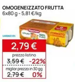Prenatal Omogeneizzato frutta offerta