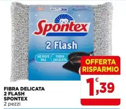 Gran mercato Fibra delicata 2 flash spontex offerta
