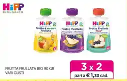 Universo Bimbo Frutta frullata bio Hipp offerta