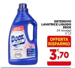 Gran mercato Detersivo lavatrice liquido Deox offerta