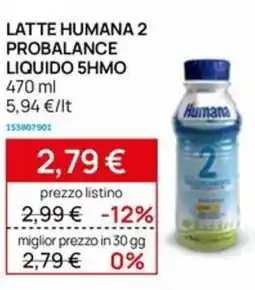 Prenatal Latte Humana 2 Probalance Liquido 5HMO offerta