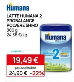 Prenatal Latte Humana 2 Probalance Polvere 5HMO offerta