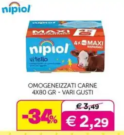 Universo Bimbo Nipiol vitello offerta