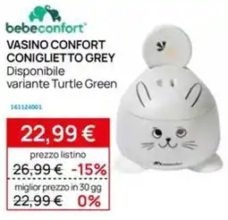 Prenatal Vasino Confort Coniglietto Grey offerta