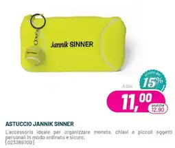 Buffetti Astuccio Jannik Sinner offerta