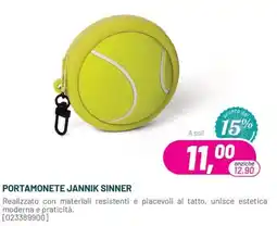 Buffetti Portamonete Jannik Sinner offerta