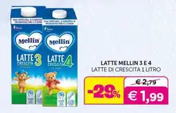 Universo Bimbo Latte Mellin 3 e 4 offerta
