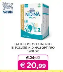 Universo Bimbo Latte di proseguimento in polvere Nidina 2 Optipro offerta