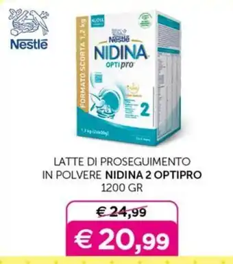 Universo Bimbo Latte di proseguimento in polvere Nidina 2 Optipro offerta