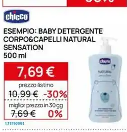 Prenatal Baby detergente corpo&capelli natural sensation offerta