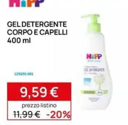 Prenatal Gel detergente corpo e capelli Hipp offerta
