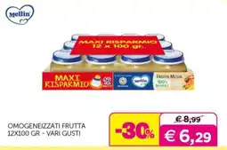 Universo Bimbo Mellin omogeneizzati frutta offerta