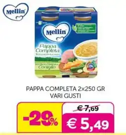 Universo Bimbo Mellin Pappa Completa offerta