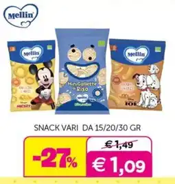 Universo Bimbo Mellin MiniGallette di Riso offerta