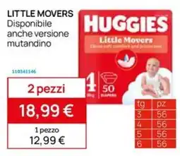 Prenatal Huggies Little Movers offerta