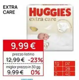 Prenatal Huggies extra care offerta