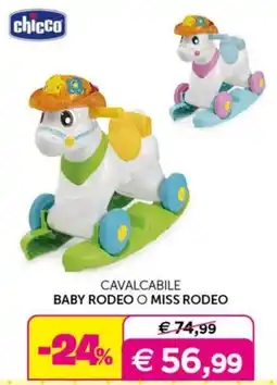 Universo Bimbo Chicco Cavalcabile Baby Rodeo o Miss Rodeo offerta