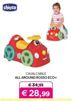 Universo Bimbo Chicco Cavalcabile All Around Rosso Eco+ offerta