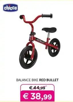 Universo Bimbo Chicco balance bike red bullet offerta