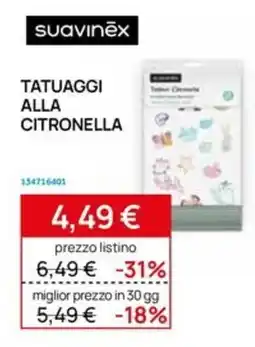 Prenatal Tatuaggi alla citronella offerta