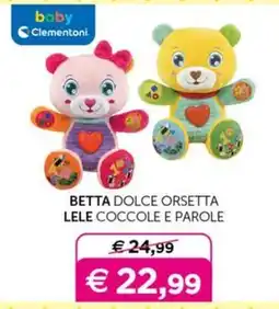 Universo Bimbo Betta dolce orsetta lele coccole e parole offerta