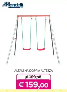 Universo Bimbo Mandelli Altalena Doppia Altezza offerta