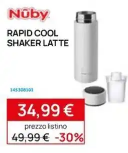 Prenatal Nuby Rapid Cool Shaker Latte offerta