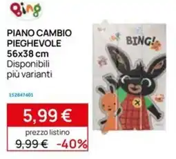 Prenatal Piano cambio pieghevole Bing offerta