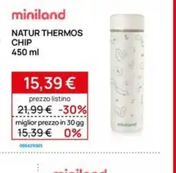 Prenatal miniland NATUR THERMOS CHIP offerta