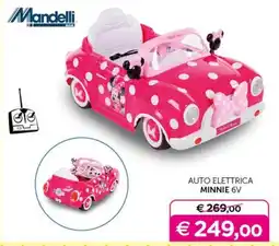 Universo Bimbo Auto elettrica Minnie 6V offerta