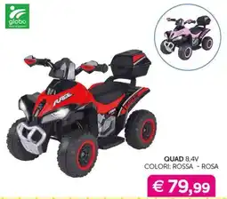 Universo Bimbo Quad 8,4V globo offerta