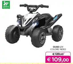 Universo Bimbo Quad 12V globo offerta