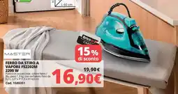 Brico Io Master ferro da stiro a vapore offerta