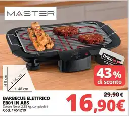 Brico Io Barbecue elettrico Master EB01 in ABS offerta