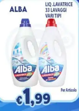 Opportunity Shop Alba liquido lavatrice offerta