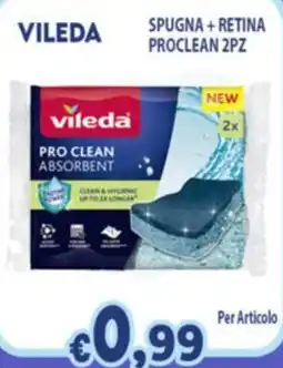 Opportunity Shop Vileda spugna + retina pro clean offerta