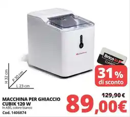 Brico Io Macchina per ghiaccio Cubik 120 W offerta
