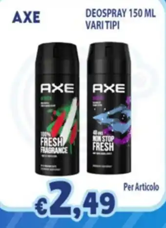 Axe deospray