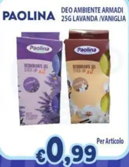Opportunity Shop Paolina deodorante gel stick up offerta