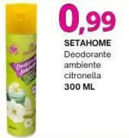 Irys Setahome deodorante ambiente citronella offerta