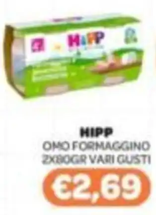 Irys Hipp omo formaggino offerta