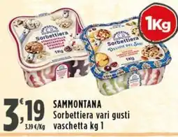 Rossotono Carrefour Sammontana Sorbettiera vari gusti offerta