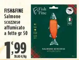 Rossotono Carrefour Fish&Fine Salmone scozzese affumicato offerta