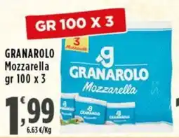 Rossotono Carrefour Granarolo Mozzarella offerta