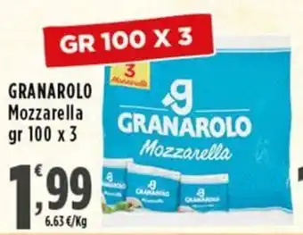 Rossotono Carrefour Granarolo Mozzarella offerta