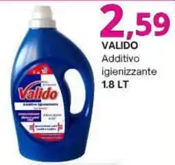 Irys Additivo igienizzante Valido offerta